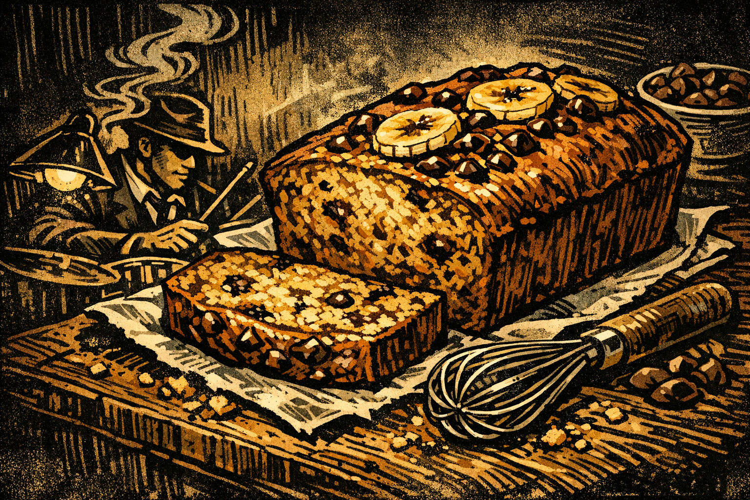 loaf of banana bread